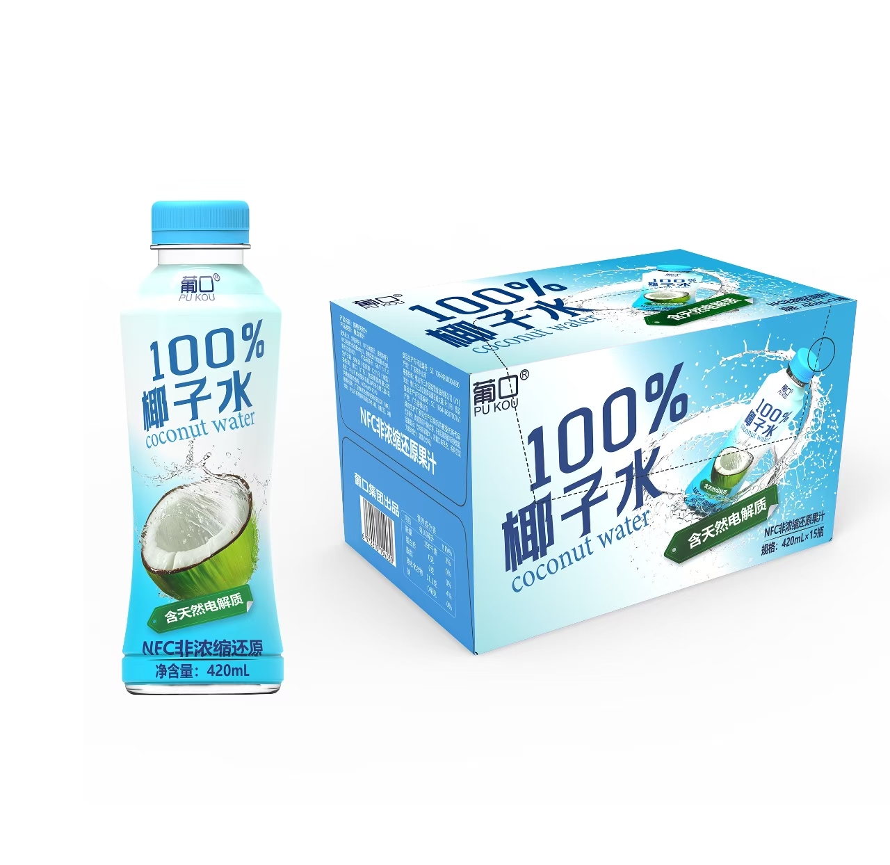 葡口100%椰子水-420ml-葡口产品- 葡口（广东）食品集团有限公司官方网站